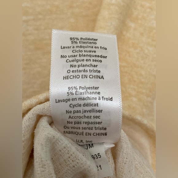 LuLaRoe Rachael V-Neck Zipper Sleeveless Top — yellow, black/gold zip, size XXS - Picture 6 of 8